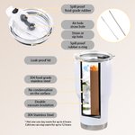 Verre personnalisé Dragon Starry Sky 30oz avec couvercle et brosse de nettoyage pour la paille Cadeau d'anniversaire pour le lecteur amoureux des drag