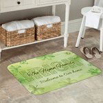 Personalized Lucky Shamrock Irish Non-Slip Welcome Doormat Home Decoration st Patrick's Day Gift for Family