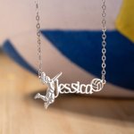 Gepersonaliseerde Vrouwen Volleybal Sport Ketting met Naam Verjaardag Sieraden Gift voor Volleybal Liefhebbers