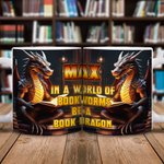 Personalised Book Dragon Ceramic Mug with Name 11oz/15oz Coffee Cup Birthday Gift for Readers Dragon Lovers