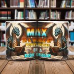 Personalised Book Dragon Ceramic Mug with Name 11oz/15oz Coffee Cup Birthday Gift for Readers Dragon Lovers