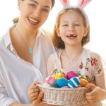 Collar personalizado de orejas de conejo en acrílico de colores con iniciales Cumpleaños Pascua Decoración Regalo para niños