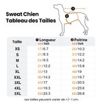 Sweat à Capuche Personnalisé avec Nom pour Chien Cadeau pour chien