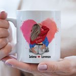 Personalized You’re the Only One 11oz 15oz Ceramic Mug Coffee Cup with Names Anniversary Valentine's Day Gift for Couple
