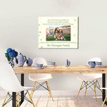 Personalised Irish Blessing Photo Four Leaf Clover Canvas Printable Wall Art St Patrick's Day Gift for Family Friends