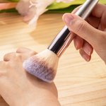 Gepersonaliseerde Geboortebloem 18 stuks make-up kwastenset met opbergdoosje voor op reis Verjaardag Moederdag cadeau voor vrouwen