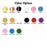 Cestino di Pasqua personalizzato con coniglietto peloso dalle orecchie lunghe con nome glitterato Regalo di caccia alle uova di Pasqua per bambini