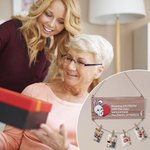 Personalized Cute Bunny Wall Decor Hanging Photo Display Frame with Family Name Easter Day Gift for Family