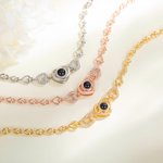 Pulsera personalizada de proyección de foto en forma de corazón con Te amo en 100 idiomas regalo de cumpleaños para el Día de la Mujer para ella