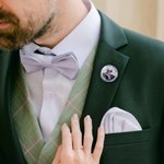 Spilla personalizzata Always By Your Side con testo e foto Regalo commemorativo per matrimonio e cerimonia di laurea