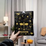 Personalisierte Fliegender Drache Buchhülle Buchhülle Schutz mit Tasche und Name Geburtstag zurück zu Schule Geschenk für Buchliebhaber