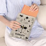 Personalisierte Fliegender Drache Buchhülle Buchhülle Schutz mit Tasche und Name Geburtstag zurück zu Schule Geschenk für Buchliebhaber