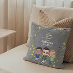 Gepersonaliseerde I Love Grandma This Much Kussenhoes Multicolor Home Decoratie Verjaardag Familiecadeau voor Grootouder