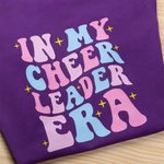 Personalizada Retro En Mi Era Cheerleader Nombre Cheerleader Camiseta Sudadera Sudadera con Capucha Ropa de Equipo Vuelta al Cole Regalo para Niñas