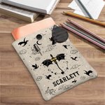 Personalisierte Fliegender Drache Buchhülle Buchhülle Schutz mit Tasche und Name Geburtstag zurück zu Schule Geschenk für Buchliebhaber