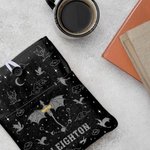 Personalisierte Fliegender Drache Buchhülle Buchhülle Schutz mit Tasche und Name Geburtstag zurück zu Schule Geschenk für Buchliebhaber