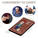 Copri passaporto personalizzato multicolore Together Since con nome e cognome Regalo di compleanno e anniversario per coppia