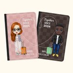 Amore personalizzato insieme da quando la copertina del passaporto è un regalo di anniversario per l'amante