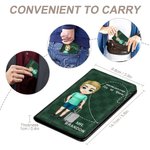 Copri passaporto personalizzato con design a cuore Compleanno Regalo di San Valentino per la coppia