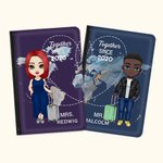 Personalizzato Together Since Multicolor Passport Cover Anniversario Compleanno Regalo di San Valentino per gli amanti
