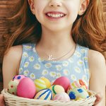 Personalizado Nombre Collar Conejito Pascua Cumpleaños Navidad Regalo para Mujeres Niñas