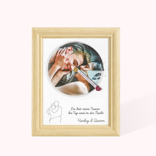 Personalisierter Fotorahmen „The Best Is Yet To Come“ Jahrestag Valentinstag Geschenk für Liebespaar