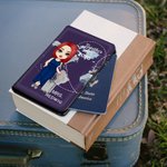 Personalizzato Together Since Multicolor Passport Cover Anniversario Compleanno Regalo di San Valentino per gli amanti