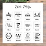 Boutons de Manchette ou Set pour Costume avec Boîte Accessoires Personnalisés avec Nom Cadeau d'Anniversaire St Valentin pour Homme