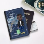 Personalizzato Together Since Multicolor Passport Cover Anniversario Compleanno Regalo di San Valentino per gli amanti