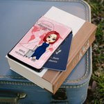 Personalizzato A Lifetime Of Adventures Cartoon Character Passport Cover Regalo di compleanno per la coppia di innamorati
