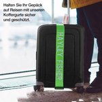 Personalisierter Verstellbarer Koffergurt mit Stickerei-Namen für 20