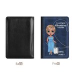 Modello vintage personalizzato Per una vita di avventure insieme Copri passaporto Regalo di anniversario per l'amante