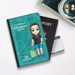 Modello vintage personalizzato Per una vita di avventure insieme Copri passaporto Regalo di anniversario per l'amante