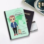 Personalizzato A Lifetime Of Adventures Cartoon Character Passport Cover Regalo di compleanno per la coppia di innamorati