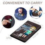 Personalizzato fastidioso l'un l'altro personaggio dei cartoni animati Cover passaporto in pelle PU con nome regalo per la coppia