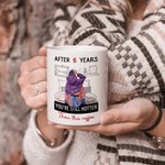 Personalized You're Still Hotter Than This Coffee with 9 Years Ceramic Mug with Names Valentine's Day Anniversary Gift for Couple