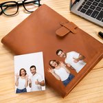 Couverture de Cahier Personnalisée avec Photo Carnet de Croquis Compartiment Rangement pour Crayon Cadeau Anniversaire pour Artiste