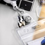 Personalizzato Pet Photo Acrylic Badge Topper Creative ID Card Decoration Birthday Gift for Teacher Nurse Pet Lover