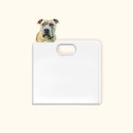 Personalizzato Pet Photo Acrylic Badge Topper Creative ID Card Decoration Birthday Gift for Teacher Nurse Pet Lover