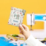 Sac de Rangement Personnalisé avec Nom Porte-monnaie Accessoire Cadeau d'Anniversaire pour Amoureux de la Couture