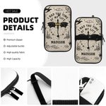 Personalized Dragon Rider Water Bottle Pouch Bag with Name and Adjustable Buckle Large Capacity Sport Accessory Gift for Readers Sports Lovers