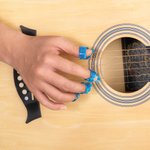 Set di 4 plettri per chitarra regolabili per il finger-picking destro con custodia regalo di compleanno per chitarristi principianti