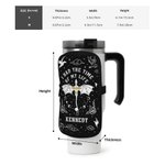 Personalized Dragon Rider Water Bottle Pouch Bag with Name and Adjustable Buckle Large Capacity Sport Accessory Gift for Readers Sports Lovers
