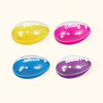 Huevo de Pascua Jumbo Personalizado con Diseño de Lunares y Nombre Caja de Caramelos para Niños