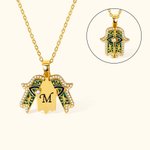 Personalisierte exquisite Hand der Fatima böse Auge Schmuck Hamsa Halskette mit eingravierten ersten Amulett für Schutz Geschenk für Frauen