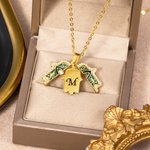 Personalisierte exquisite Hand der Fatima böse Auge Schmuck Hamsa Halskette mit eingravierten ersten Amulett für Schutz Geschenk für Frauen