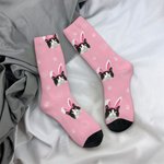 Personalized Unique Bunny Ears Photo Socks Easter Birthday Gift for Pet lover Family Kids