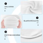 Bonnet Bébé en Coton Personnalisé avec Nom Motif de Trèfle Cadeau Irlandais de Fête Saint-Patrick pout Enfant Nouveau-né