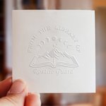 Personalisierte Velaris Stadt des Sternenlichts von der Bibliothek des Buches Prägestempel Set mit Namen Geburtstag Geschenk für