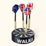 Personalised 3D Printing Mini Dartboard Design Dart Holder with Name Holds 23 Pcs Darts Birthday Gift for Dart Lover
